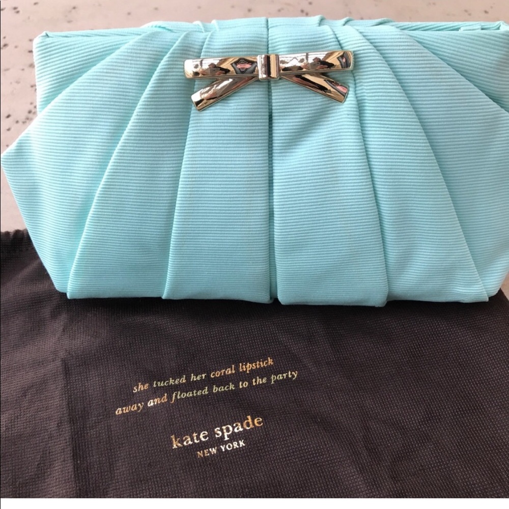 Kate Spade Evening Bag Clutch with Gold Bow